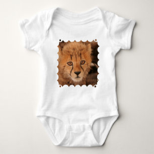 Body T-shirt de bébé de guépard de bébé