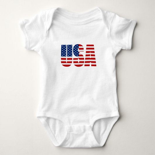 Body T-shirt de drapeau des Etats-Unis (Devant)