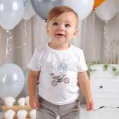 Body T-shirt de fête pour moto de terre bleue rapide un