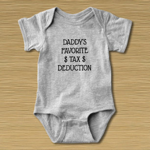 Body T-shirt de la déduction fiscale préférée de papa