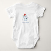 Body T-shirt de Noël coloré (Dos)