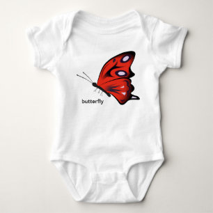 Body T-shirt de prime de papillon