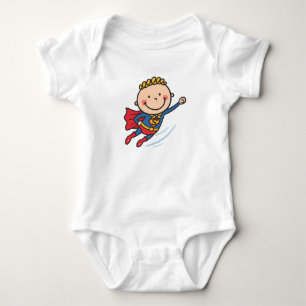 Body T-shirt de super-héros de dessin animé pour garçon
