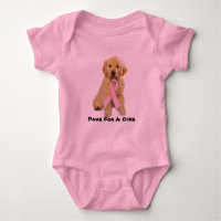 T-shirt d'enfant en bas âge de cancer du sein de