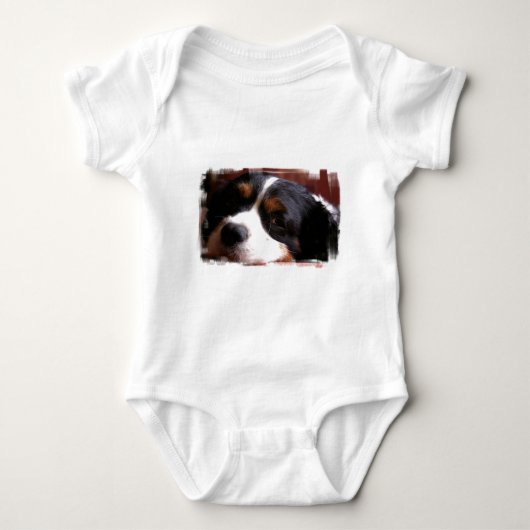 Body T-shirt du Roi Charles Cavalier Spaniel Baby (Devant)
