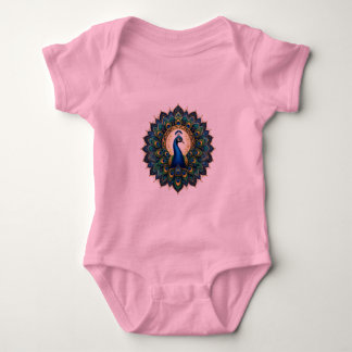 Body T-shirt élégant pour tout-petit à motif mandala de