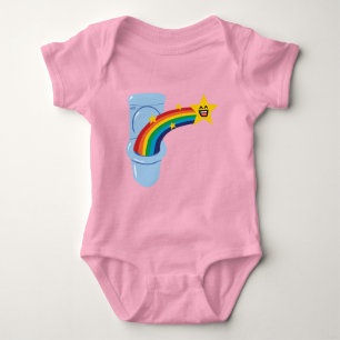 Body T-shirt enfant arc-en-ciel