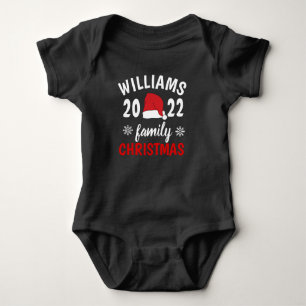 Body T-shirt familial personnalisé Noël 2022