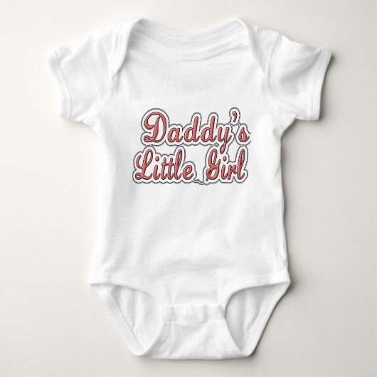 Body T-shirt fille de papa (Devant)