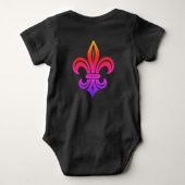 Body T-Shirt "Fleur-de-lis stylisée" (Dos)