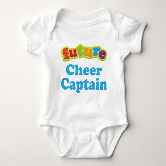 Body T-shirt infantile de capitaine d'acclamation (Devant)