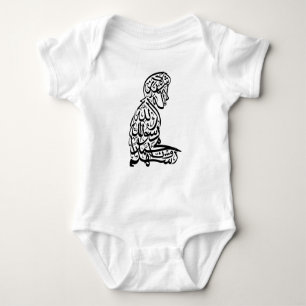 Body T-shirt infantile musulman de bébé de l'Islam de