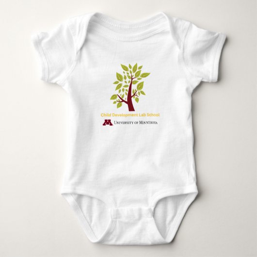 Body T-shirt logo pour bébé CDLS (Devant)