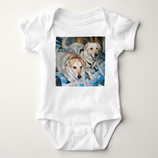 Body T-shirt Meilleur Amis Marionnette (Devant)