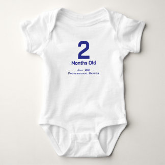 Body T-Shirt mensuel personnalisé pour bébé garçon