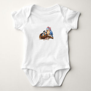 Body T-shirt mignon de l'oiseau de remise des diplômes