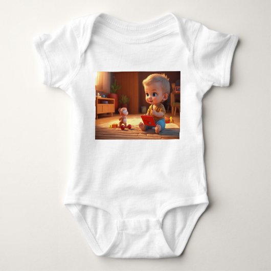 Body T-shirt "Mini Champ" (Devant)