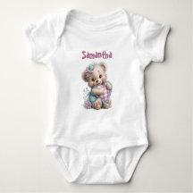 T-Shirt Ours en peluche Baby Shower 