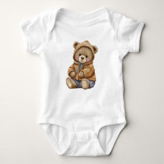 Body T-shirt ours en peluche mignon pour les enfants