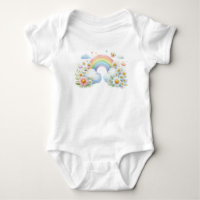 T-Shirt-Pastel Printemps Vêtements pour Bébé