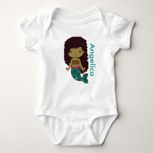 Body T-shirt personnalisé d'une seule pièce de bébé de