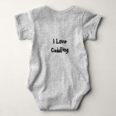 Body T-shirt personnalisé pour diplômé NICU (Dos)