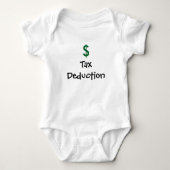 Body T-shirt pour bébé avec déduction fiscale (Devant)
