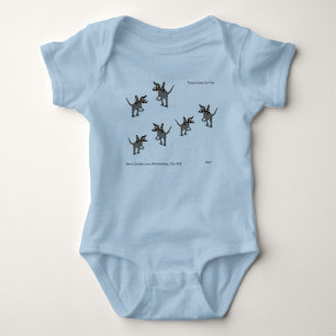 Body T-shirt pour bébé / Dinosaure