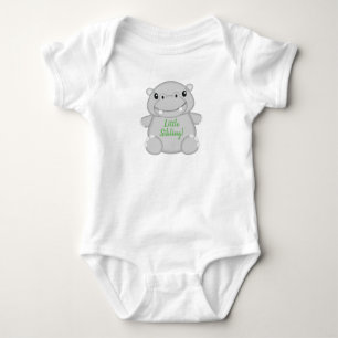 Body T-Shirt pour bébé en peluche vert