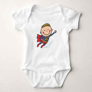 Body T-shirt pour garçon enfant super-héros de dessin a