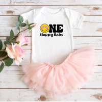 T-shirt pour le premier anniversaire d'un bébé heu