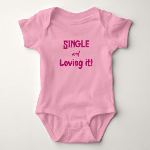 Body T-shirt pour nourrisson Single and Loving It HAMby