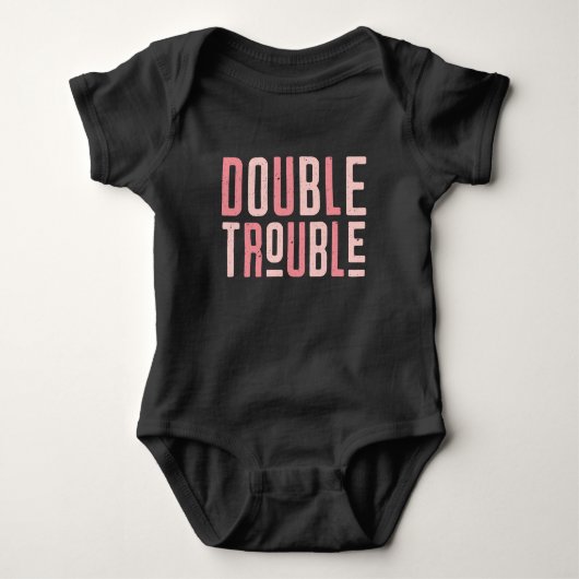 Body T-Shirt Rose Double Trouble (Devant)
