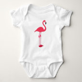 Body T-shirt rose Flamingo (Devant)