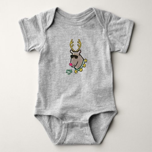 Body T-shirt Rudolf Reindeer (Devant)