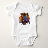 Body T-shirt Tiger pour bébé (Devant)