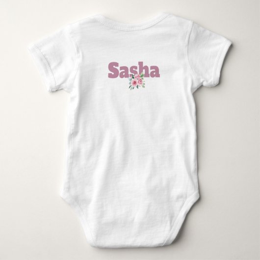Body T-Shirt visage poupée Bodysuit bébé (Dos)