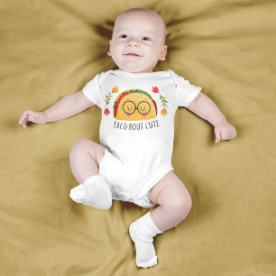 Body Taco Coloré Pour Bébé Fille Drôle Texte Jeu de Mot