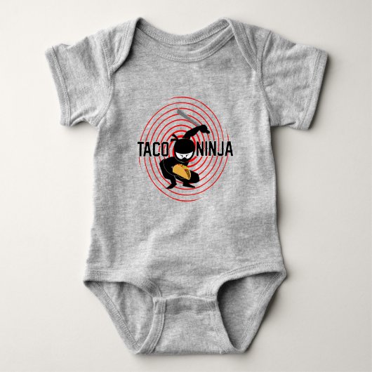 Body Taco Ninja Design - Bodysuit Baby Jersey (Devant)