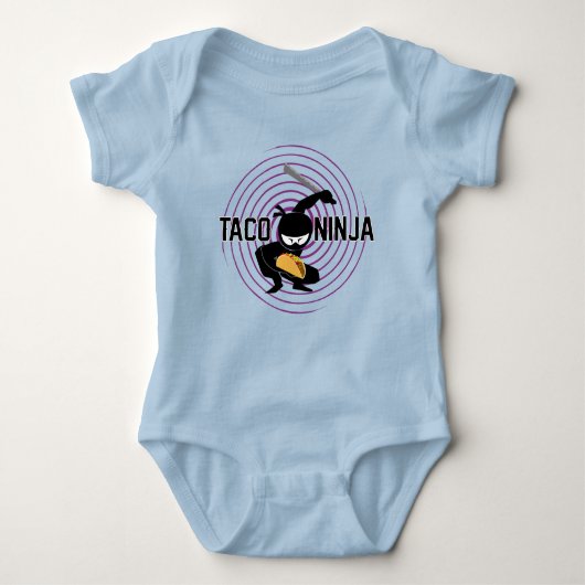 Body Taco Ninja Design - Bodysuit Baby Jersey (Devant)
