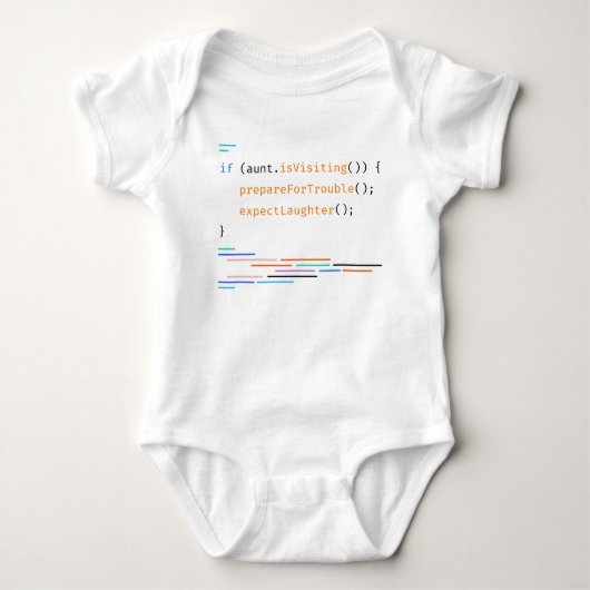 Body Tante amoureuse de bébé drôle Citation de code mig (Devant)