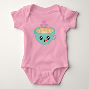 Body Tasse de café mignonne Kawaii avec l'art de vapeur