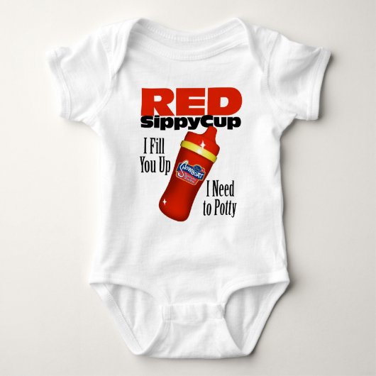 Body Tasse rouge de Sippy (Devant)