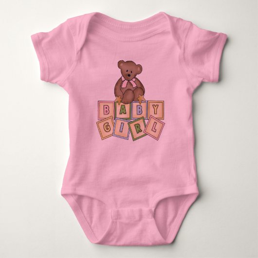 Body Teddy Bear Baby Girl Infant's Creeper (Devant)