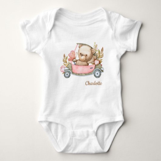 Body Teddy Bear Bear Bear Baby Bodysuit (Devant)