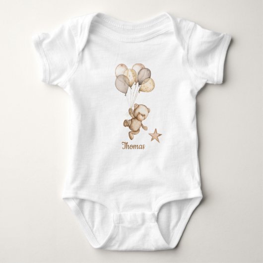 Body Teddy Bear Bear Bear Baby Bodysuit (Devant)