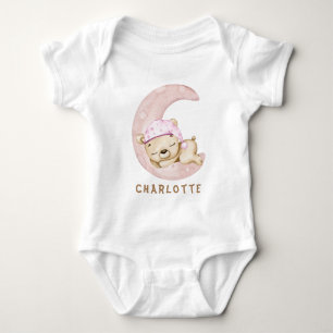 Body Teddy Bear Girl Baby Bodysuit