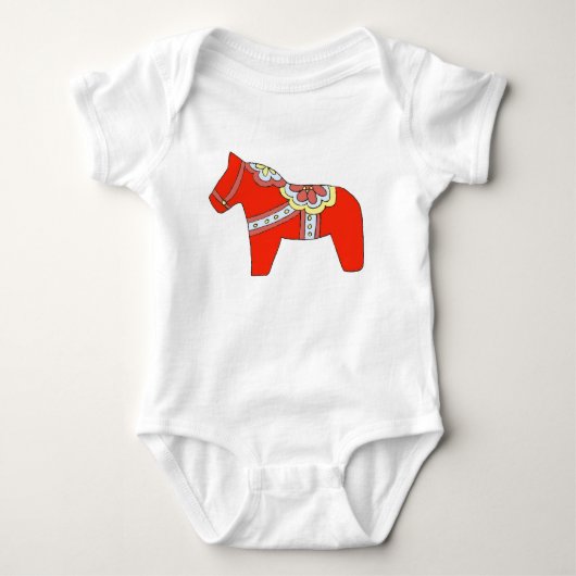 Body Tee Red Horse pour nourrisson (Devant)