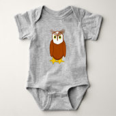 Body Tee-shirt - Chouette (Devant)