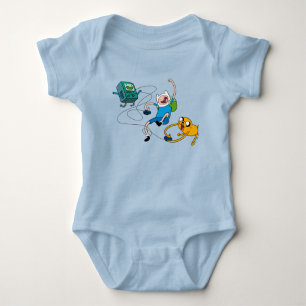 Body Temps d'aventure Finn & Jake Jouer Avec BMO T-Sh